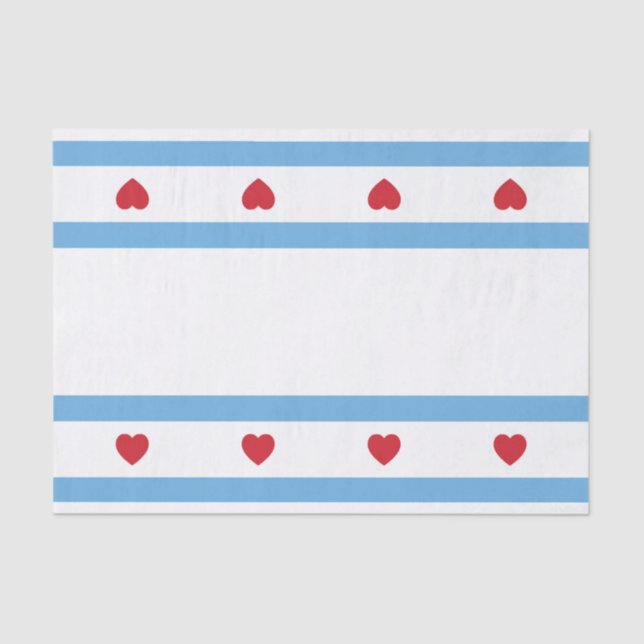 Papier Mousseline Chicago Love | (Recto)