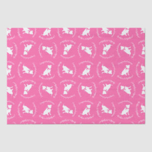 Papier Mousseline Chien Baby shower Pit Bull Puppy