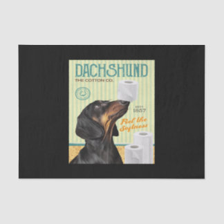 Papier Mousseline Chien Dachshund
