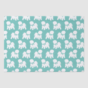 Papier Mousseline Chien de Bichon Frise Puppy