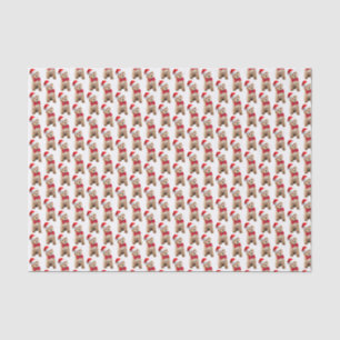 Papier Mousseline Chien de père Noël Doodle
