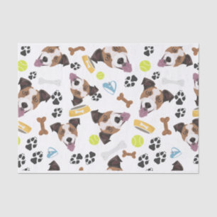 Papier Mousseline Chien de sourire Jack Russell Terrier