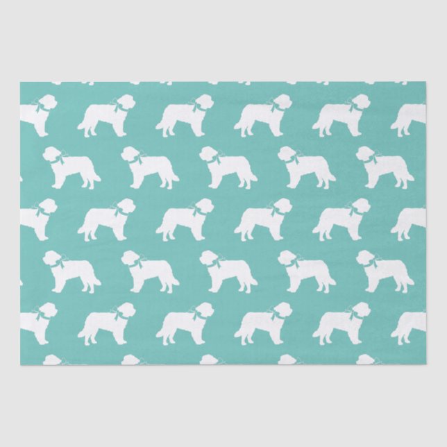 Papier Mousseline Chien de St. Bernard Puppy (Recto)