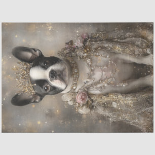 Papier Mousseline Chien de taureau royal français de Decoupage