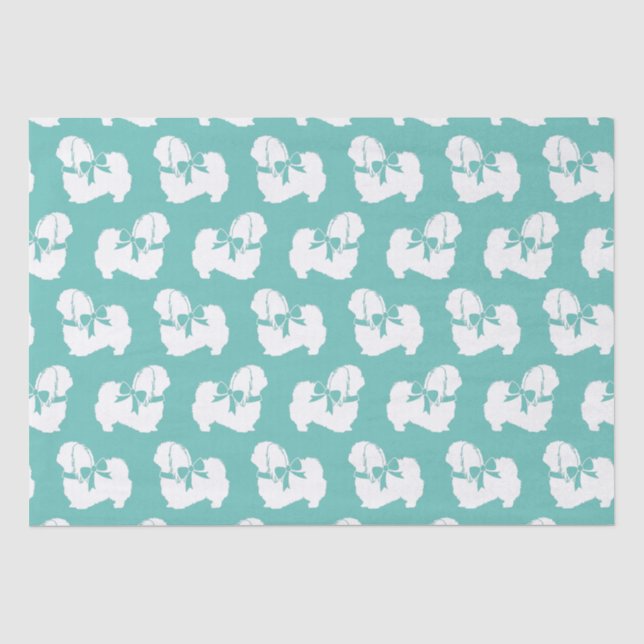 Papier Mousseline Chien Pekingese Chien Chien Puppy (Recto)