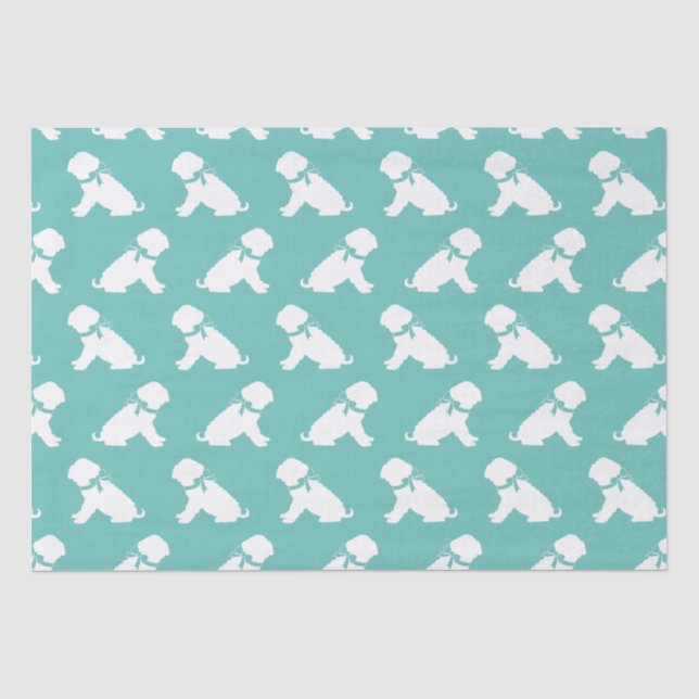 Papier Mousseline Chien Shar Pei Chien Chien Puppy (Recto)