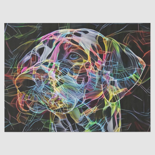Papier Mousseline Chiens Amoureux de les chiens Aura (Recto)