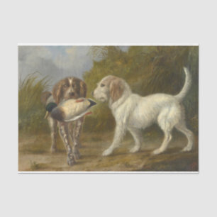 Papier Mousseline Chiens de chasse (par Carlo Ademollo)