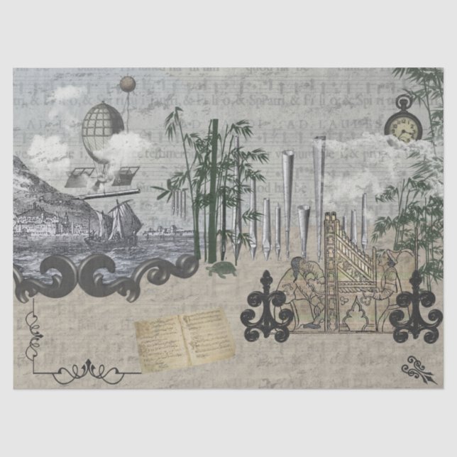 Papier Mousseline Chimère d'organe de tuyau (Recto)