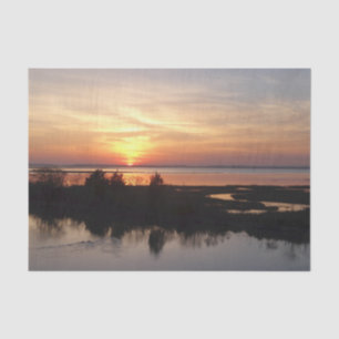 Papier Mousseline Chincoteague Sunset II Virginia Paysage