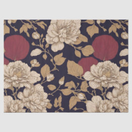 Papier Mousseline Chinoiserie Florals Découpage