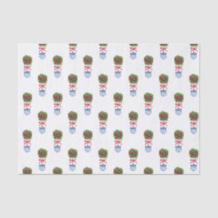 Papier Mousseline Chinoiserie Topiary Holiday