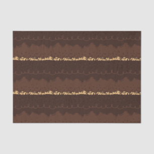Papier Mousseline Chocolat Anniversaire Gel Frosting