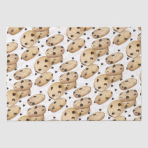 Papier Mousseline Chocolat Chip Cookies Baking Cadeau