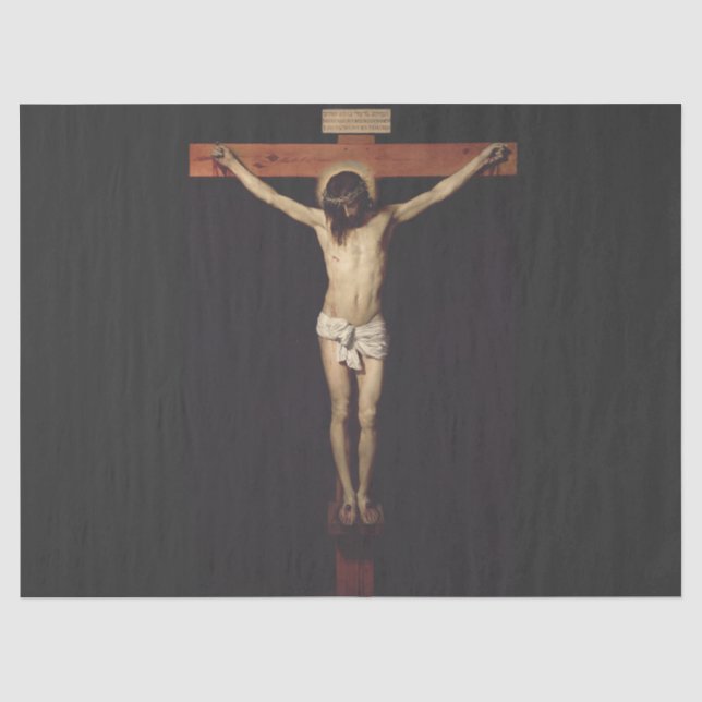 Papier Mousseline Christ crucifié par Diego Velazquez (Recto)