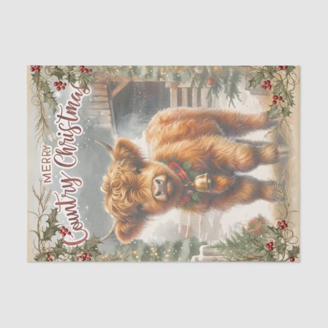 Papier Mousseline Christmas (Recto)