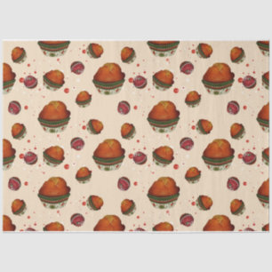 Papier Mousseline Christmas Berries Design Series 12