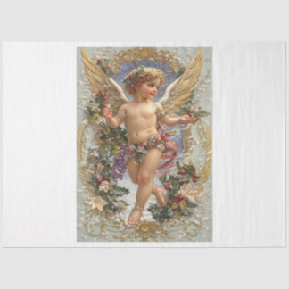 Papier Mousseline Christmas Cherub