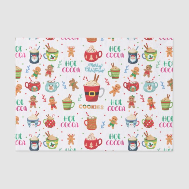 Papier Mousseline Christmas Cococoa, Ginger Cookies (Recto)