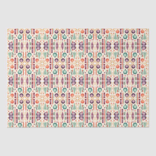 Papier Mousseline Christmas Decor Holiday Cheer (Recto)