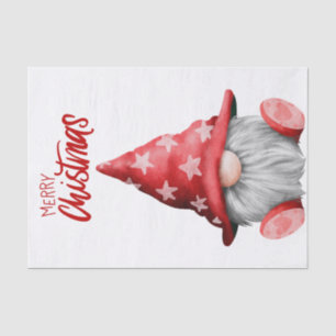 Papier Mousseline Christmas Gnome