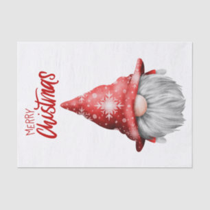 Papier Mousseline Christmas Gnome