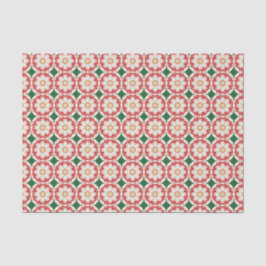 Papier Mousseline Christmas Heart Abstract Design
