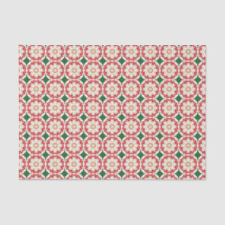 Papier Mousseline Christmas Heart Abstract Design