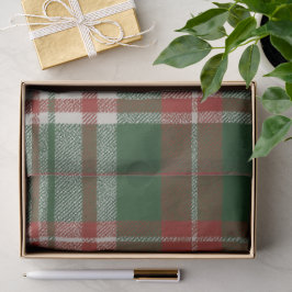 Papier Mousseline Christmas Plaid