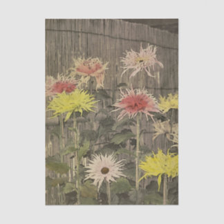Papier Mousseline Chrysanthemums by Ogawa Kazumasa