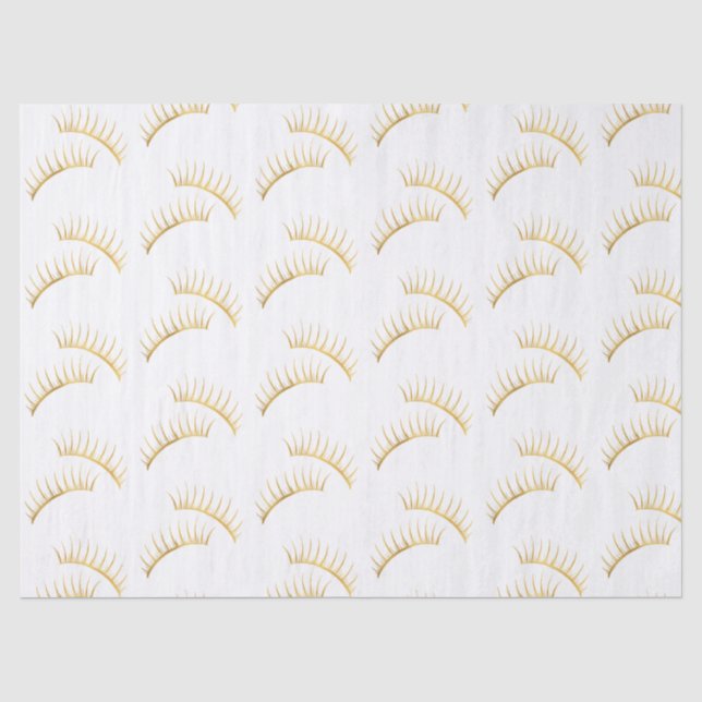 Papier Mousseline Cils de charme d'or (Recto)