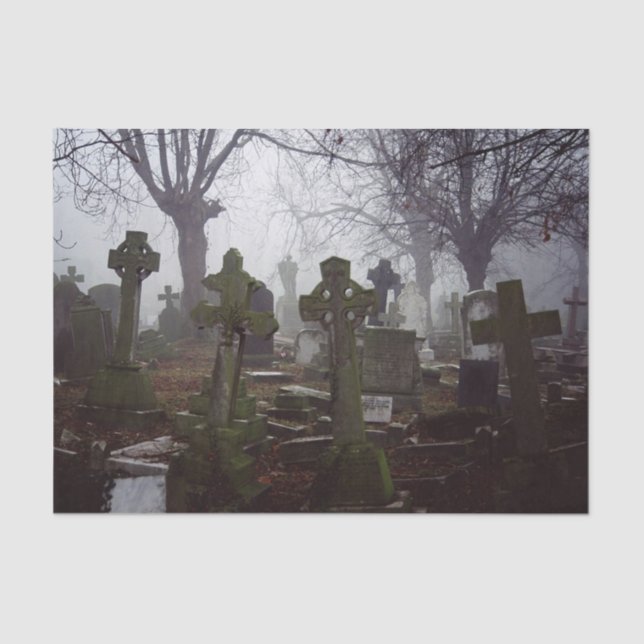 Papier Mousseline cimetière éffrayant (Recto)