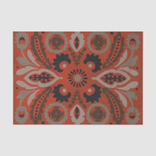 Papier Mousseline Cinnabar Suzani II