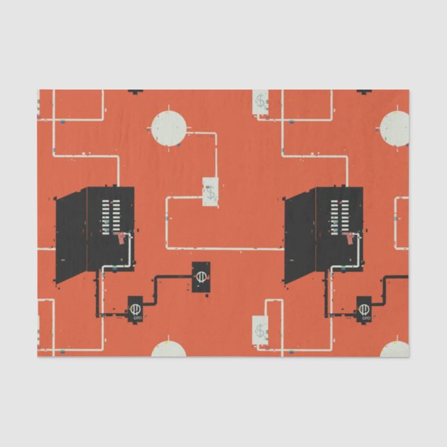 Papier Mousseline Circuits (Recto)