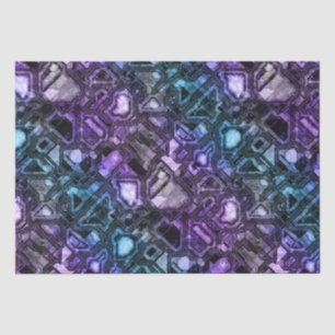 Papier Mousseline circuits gemstone - astro shadow :