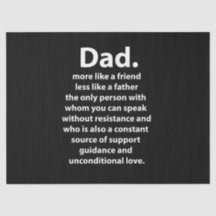 Citation Papa Anniversaire Noir et Blanc