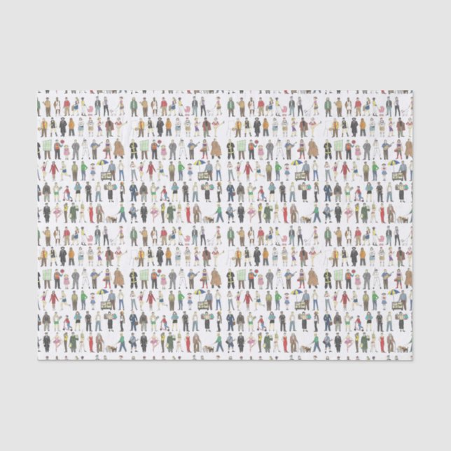 Papier Mousseline Citoyens de New York (Recto)