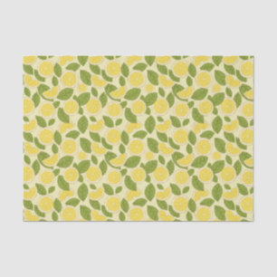 Papier Mousseline Citron frais