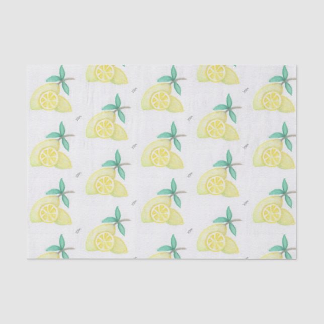 Papier Mousseline Citrons (Recto)