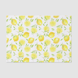 Papier Mousseline Citrons et papier feuille