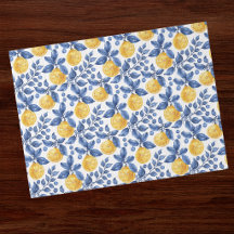 Citrons jaunes feuillage bleu méditerranéen Amalfi