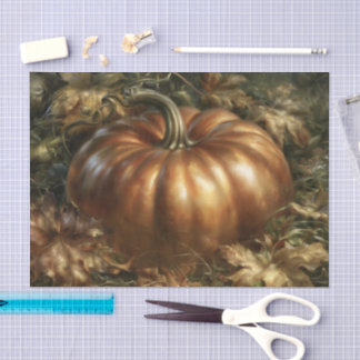 Papier Mousseline Citrouille