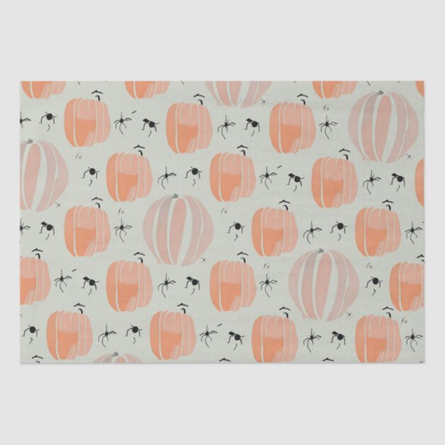 Papier Mousseline Citrouille (Recto)