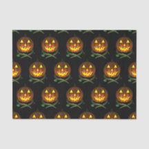 Citrouille d'Halloween avec vignes