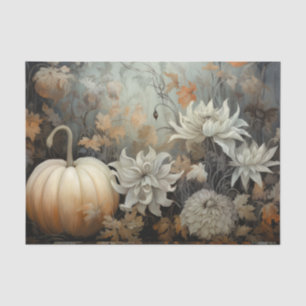 Papier Mousseline Citrouille d'Halloween d'automne avec découpage de