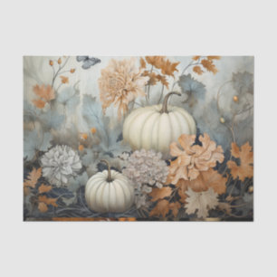 Papier Mousseline Citrouille d'Halloween d'automne avec découpage de