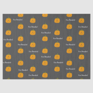 Papier Mousseline Citrouille Halloween personnalisé