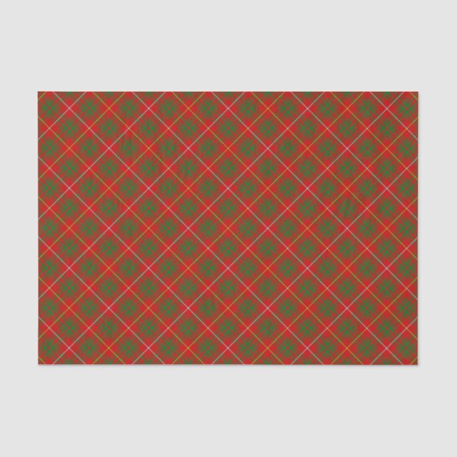 Papier Mousseline Clan Bruce Tartan (Recto)