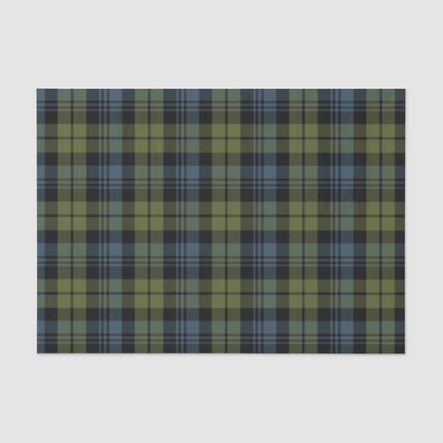 Papier Mousseline Clan Campbell Tartan (Recto)