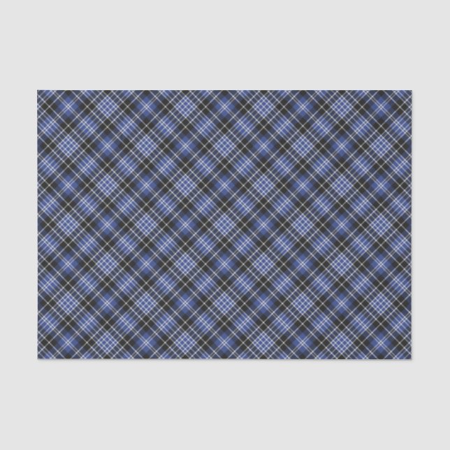 Papier Mousseline Clan Clark Tartan (Recto)